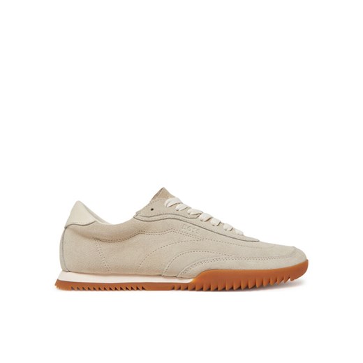Sneakersy BOSS Carlynn 50541691 Écru ze sklepu eobuwie.pl w kategorii Buty sportowe damskie - zdjęcie 182035752