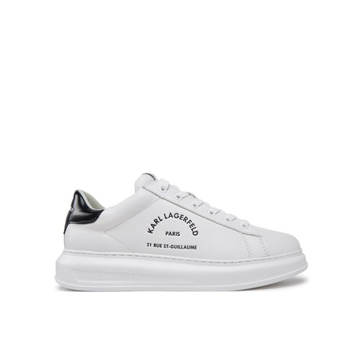 Sneakersy KARL LAGERFELD Kapri KL52538K Biały ze sklepu eobuwie.pl w kategorii Buty sportowe męskie - zdjęcie 182035763