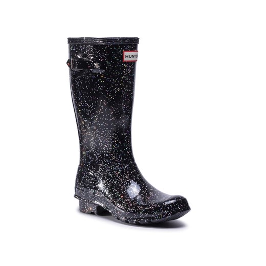 Kalosze Hunter Org Kids Giant Glitter Boots JFT6075RGT Czarny ze sklepu eobuwie.pl w kategorii Kalosze dziecięce - zdjęcie 182035920