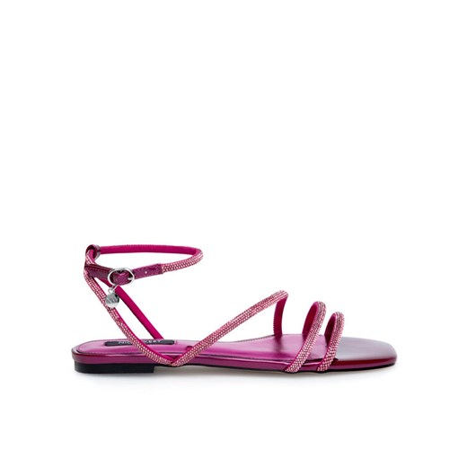 Sandały Nine West WFA2766-1 Różowy ze sklepu eobuwie.pl w kategorii Sandały damskie - zdjęcie 182035931
