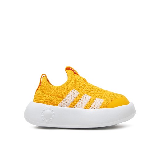 Sneakersy adidas Bubblecomfy JR5040 Żółty ze sklepu eobuwie.pl w kategorii Buty sportowe dziecięce - zdjęcie 182036091