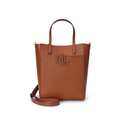 Torebka LAUREN RALPH LAUREN 431966760001 Brązowy ze sklepu eobuwie.pl w kategorii Torby Shopper bag - zdjęcie 182036183