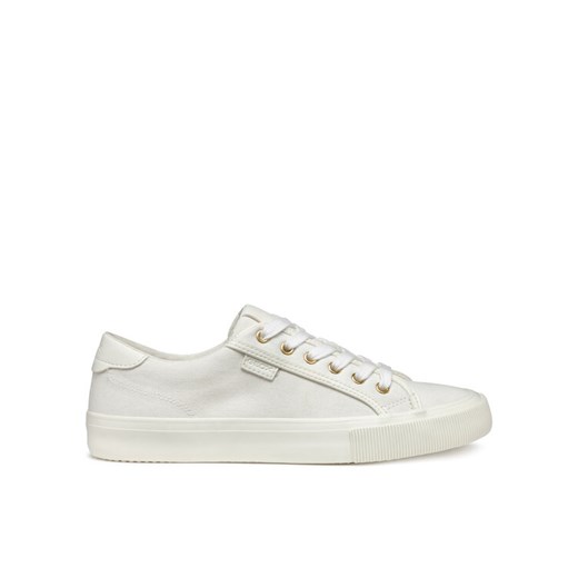 Sneakersy Geox D Emmeleny D550UA 011BC C1405 Biały ze sklepu eobuwie.pl w kategorii Trampki damskie - zdjęcie 182036214