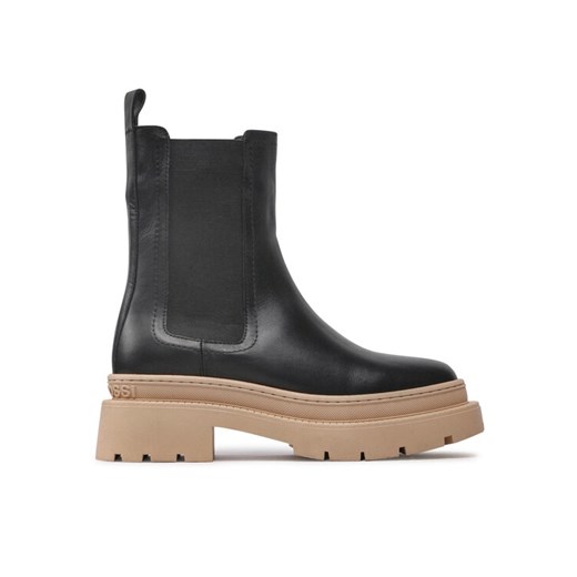 Sztyblety Gino Rossi 222FW103 Czarny ze sklepu eobuwie.pl w kategorii Workery damskie - zdjęcie 182036304