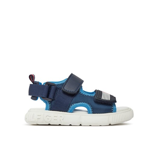 Sandały Tommy Hilfiger Velcro T1B2-33420-1591 S Granatowy ze sklepu eobuwie.pl w kategorii Sandały dziecięce - zdjęcie 182036332