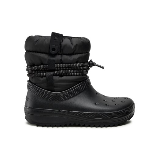 Śniegowce Crocs Classic Neo Puff Luxe Boot W 207312 Czarny ze sklepu eobuwie.pl w kategorii Śniegowce damskie - zdjęcie 182036572