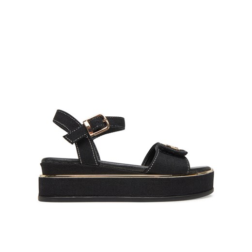 Sandały Tommy Hilfiger T3A2-33788-1828 M Czarny Tommy Hilfiger 33 eobuwie.pl
