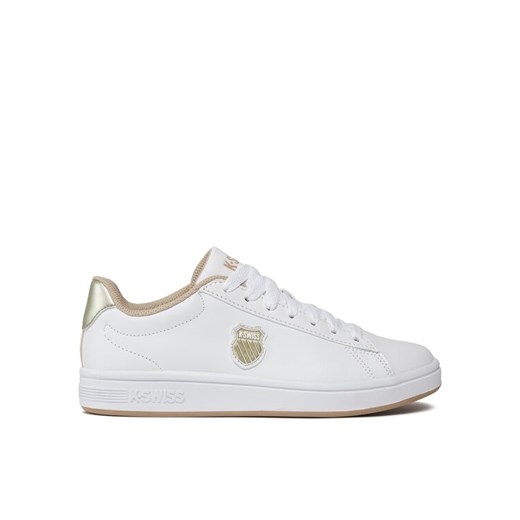 Sneakersy K-Swiss Court Shield™ 96599-997-M Biały ze sklepu eobuwie.pl w kategorii Trampki damskie - zdjęcie 182036632