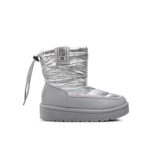 Śniegowce Big Star Shoes KK374218 Srebrny ze sklepu eobuwie.pl w kategorii Buty zimowe dziecięce - zdjęcie 182036652