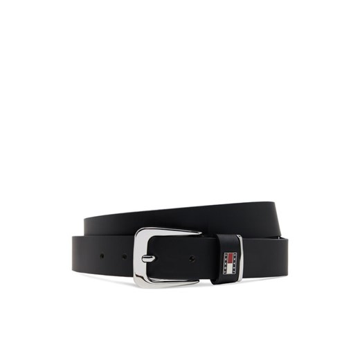 Pasek Damski Tommy Jeans Tjw Heritage 3.0 AW0AW17317 Czarny ze sklepu eobuwie.pl w kategorii Paski damskie - zdjęcie 182036653
