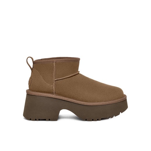 Śniegowce Ugg W Classic Ultra Mini Heights 1158311 Zielony ze sklepu eobuwie.pl w kategorii Śniegowce damskie - zdjęcie 182036780
