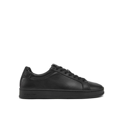 Sneakersy Calvin Klein Low Top Lace Up Woven HM0HM01767 Czarny ze sklepu eobuwie.pl w kategorii Buty sportowe męskie - zdjęcie 182036790