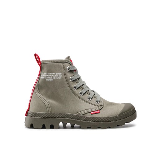 Trapery Palladium Pampa Hi Dare 76258-325-M Zielony ze sklepu eobuwie.pl w kategorii Workery damskie - zdjęcie 182036794