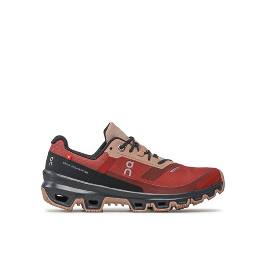 Buty do biegania On Cloudventure Waterproof 32.99248 Bordowy ze sklepu eobuwie.pl w kategorii Buty sportowe damskie - zdjęcie 182036824
