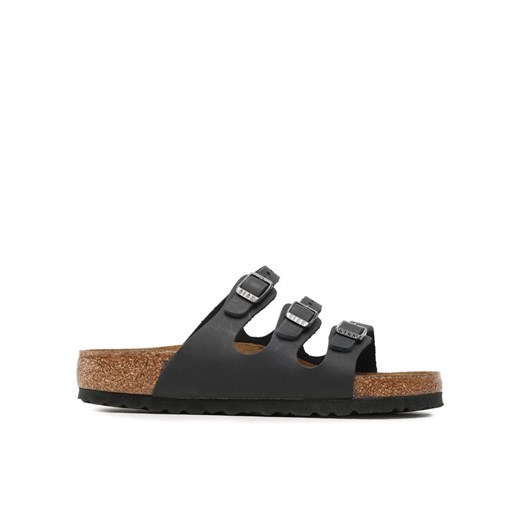 Klapki Birkenstock Florida 1011445 Czarny ze sklepu eobuwie.pl w kategorii Klapki damskie - zdjęcie 182036832