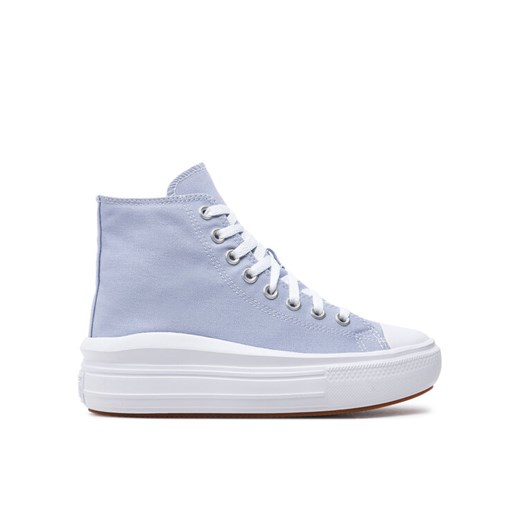 Trampki Converse Chuck Taylor All Star Move Platform A08294C Fioletowy ze sklepu eobuwie.pl w kategorii Trampki damskie - zdjęcie 182036891