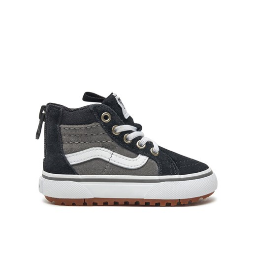 Sneakersy Vans MTE SK8-Hi Zip VN000D0MN421 Czarny ze sklepu eobuwie.pl w kategorii Buty sportowe dziecięce - zdjęcie 182036902