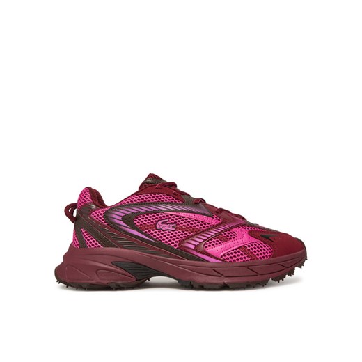 Sneakersy Lacoste L003 Neo Shot 7-49SMA0006 Bordowy ze sklepu eobuwie.pl w kategorii Buty sportowe męskie - zdjęcie 182036911