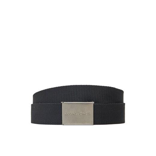 Pasek Męski Jack&Jones 12270575 Czarny ze sklepu eobuwie.pl w kategorii Paski męskie - zdjęcie 182036961
