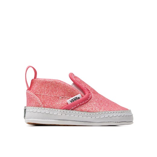 Tenisówki Vans Slip-On V Crib VN000CRUPNK1 Różowy ze sklepu eobuwie.pl w kategorii Trampki dziecięce - zdjęcie 182037011