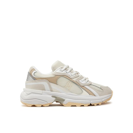 Sneakersy Tommy Hilfiger Modern Rugged Runner FW0FW08385 Beżowy ze sklepu eobuwie.pl w kategorii Buty sportowe damskie - zdjęcie 182037033