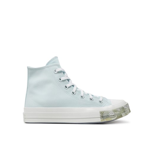 Trampki Converse Chuck 70 Marbled Hi A03527C Niebieski ze sklepu eobuwie.pl w kategorii Trampki damskie - zdjęcie 182037101