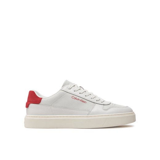 Sneakersy Calvin Klein Low Top Lace Up Bskt HM0HM01254 Biały Calvin Klein 44 eobuwie.pl
