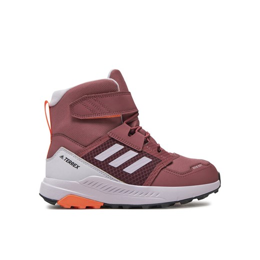 Trekkingi adidas Terrex Trailmaker High COLD.RDY K ID0924 Brązowy ze sklepu eobuwie.pl w kategorii Buty trekkingowe dziecięce - zdjęcie 182037284