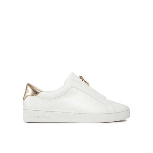 Sneakersy MICHAEL Michael Kors Keaton Zip Slip On 43R4KTFP2L Biały ze sklepu eobuwie.pl w kategorii Trampki damskie - zdjęcie 182037290