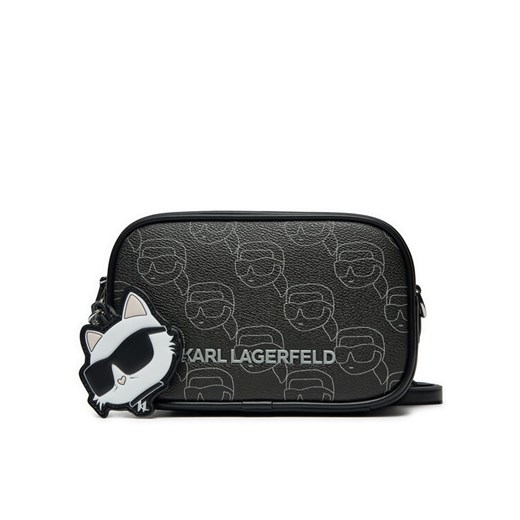 Torebka KARL LAGERFELD A1W30135 Czarny ze sklepu eobuwie.pl w kategorii Listonoszki - zdjęcie 182037393