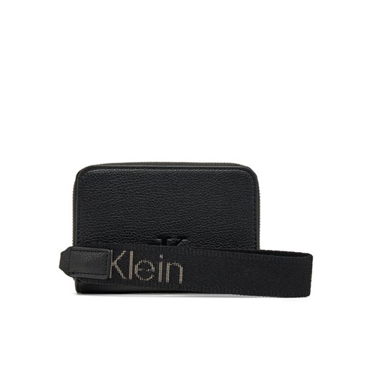 Portfel damski Calvin Klein Jeans K60K613058 Czarny ze sklepu eobuwie.pl w kategorii Portfele damskie - zdjęcie 182037431