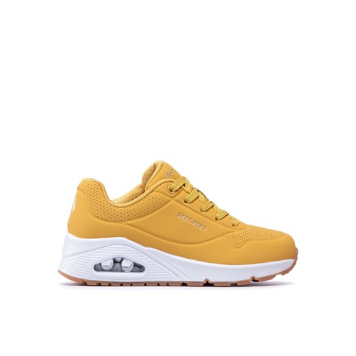 Sneakersy Skechers Uno Stand On Air 73690/YLW Żółty ze sklepu eobuwie.pl w kategorii Buty sportowe damskie - zdjęcie 182037454