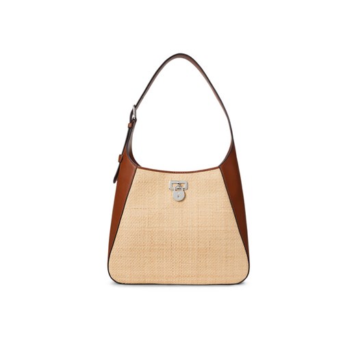 Torebka LAUREN RALPH LAUREN 431960339001 Brązowy ze sklepu eobuwie.pl w kategorii Torebki damskie - zdjęcie 182037483