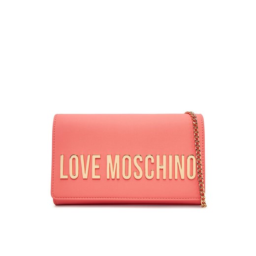 Torebka LOVE MOSCHINO JC4103PP1MKD0464 Koralowy ze sklepu eobuwie.pl w kategorii Kopertówki - zdjęcie 182037522