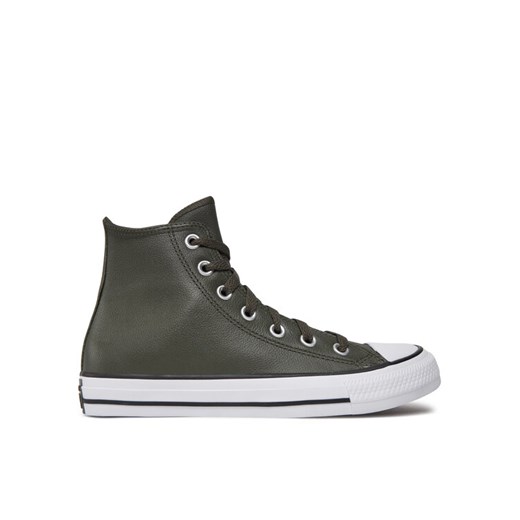 Trampki Converse Chuck Taylor All Star Faux Leather Hi A09481C 371 Zielony ze sklepu eobuwie.pl w kategorii Trampki damskie - zdjęcie 182037552