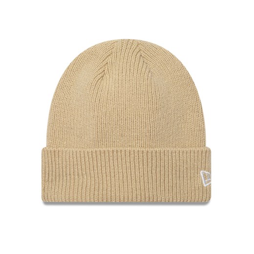Czapka New Era Wool Cuff Knit Beanie 60424812 Beżowy ze sklepu eobuwie.pl w kategorii Czapki zimowe męskie - zdjęcie 182037734