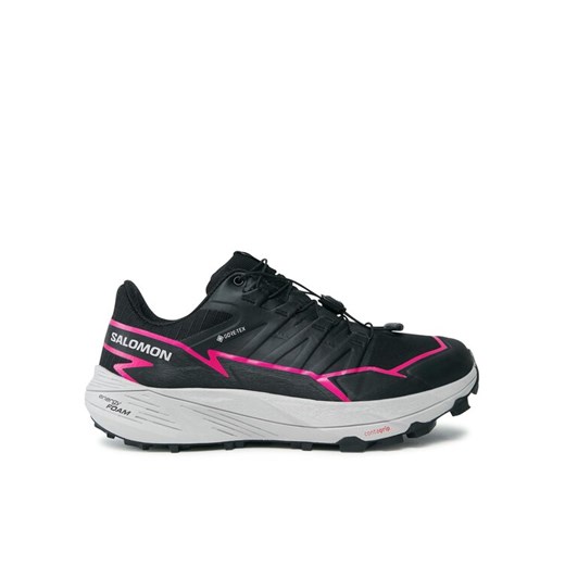 Buty do biegania Salomon Thundercross GORE-TEX L47383500 Czarny ze sklepu eobuwie.pl w kategorii Buty sportowe damskie - zdjęcie 182037770