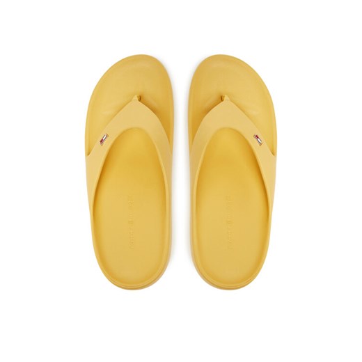 Japonki Tommy Hilfiger Comfort Beach Sandal FW0FW08522 Żółty ze sklepu eobuwie.pl w kategorii Klapki damskie - zdjęcie 182037783