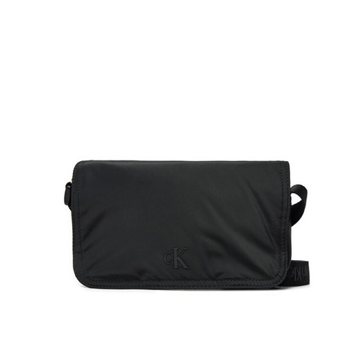 Saszetka Calvin Klein Jeans Over Webbing K50K512566 Czarny ze sklepu eobuwie.pl w kategorii Saszetki - zdjęcie 182037814