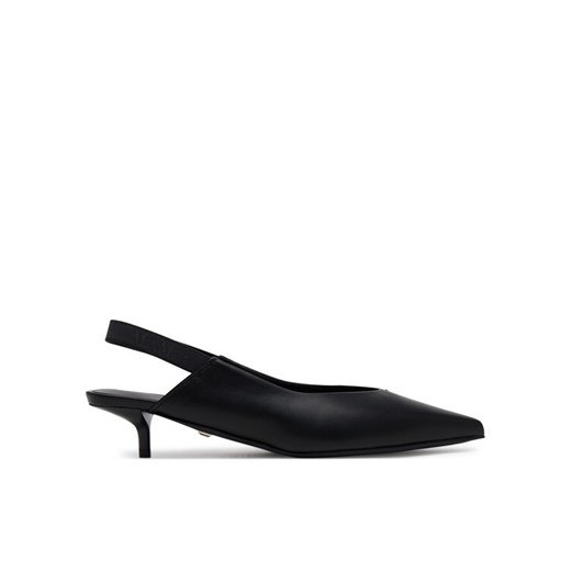 Sandały Max Mara Slingy 2514521111600 Czarny ze sklepu eobuwie.pl w kategorii Czółenka - zdjęcie 182037933