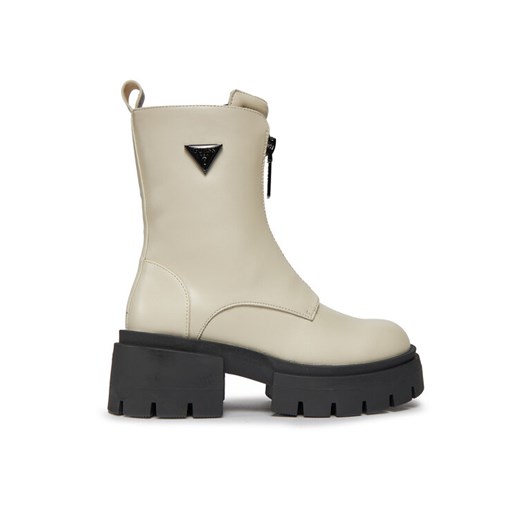 Botki Guess Leila FL8LEL ELE10 Écru Guess 40 eobuwie.pl