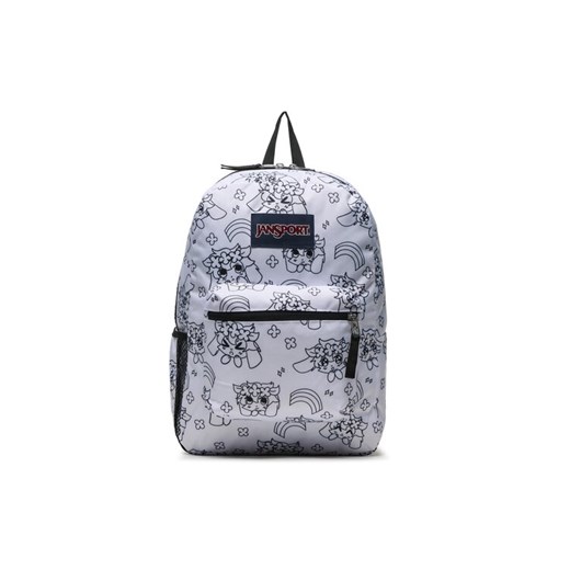 Plecak JanSport Cross Town EK0A5BAI5E91 Biały ze sklepu eobuwie.pl w kategorii Plecaki - zdjęcie 182038034