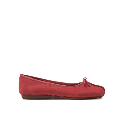 Baleriny Clarks Freckle Ice 26176285 Różowy ze sklepu eobuwie.pl w kategorii Balerinki - zdjęcie 182038180