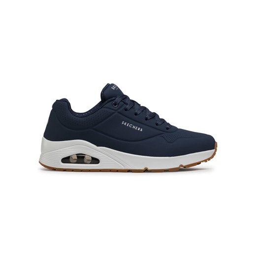 Sneakersy Skechers Uno-Stand On Air 52458/NVY Granatowy ze sklepu eobuwie.pl w kategorii Buty sportowe męskie - zdjęcie 182038362