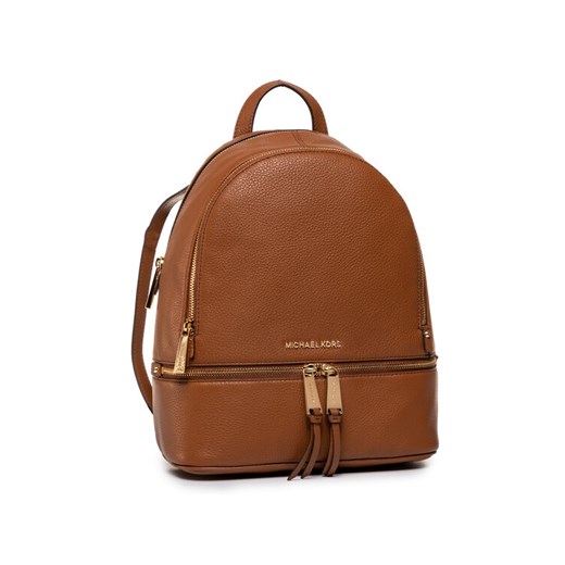 Plecak MICHAEL Michael Kors Rhea Zip 30S5GEZB1L Brązowy ze sklepu eobuwie.pl w kategorii Plecaki - zdjęcie 182038440