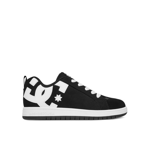 Sneakersy DC COURT GRAFFIK ADBS100207-BKW Czarny ze sklepu eobuwie.pl w kategorii Buty sportowe dziecięce - zdjęcie 182038524