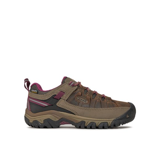 Trekkingi Keen Targhee III Wp 1018177 Brązowy ze sklepu eobuwie.pl w kategorii Buty trekkingowe damskie - zdjęcie 182038591