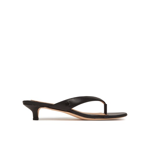 Japonki LAUREN RALPH LAUREN Francesca 802966841001 Czarny ze sklepu eobuwie.pl w kategorii Klapki damskie - zdjęcie 182038643