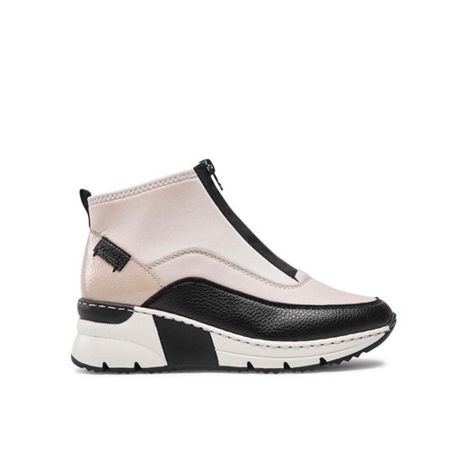 Sneakersy Rieker N6352-60 Beżowy ze sklepu eobuwie.pl w kategorii Półbuty damskie - zdjęcie 182038841