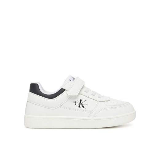 Sneakersy Calvin Klein Jeans Low Cut Lace-Up/ Velcro Sneaker V1X9-82077-1355 S Biały ze sklepu eobuwie.pl w kategorii Buty sportowe dziecięce - zdjęcie 182038853